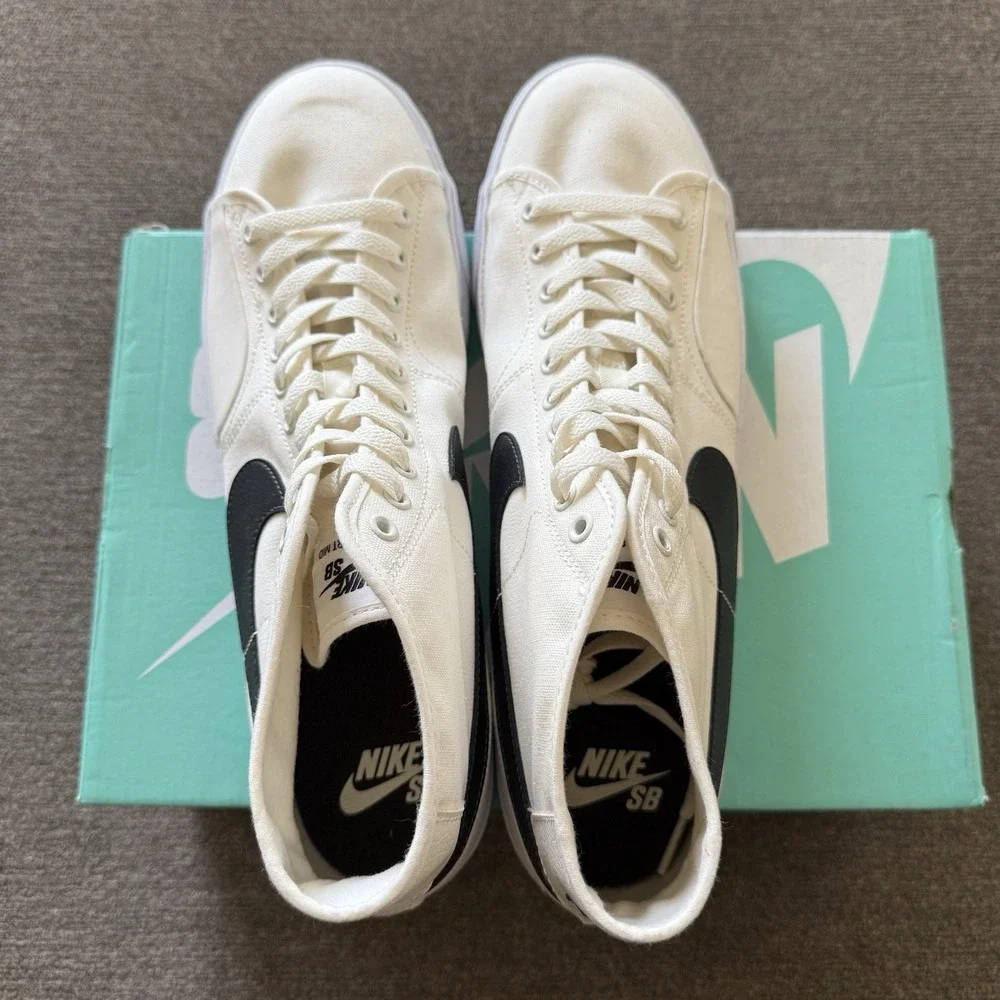 Nike SB Blazer Court Mid Men Shoes Sail/Anthracite White DC8901-102 Size 13